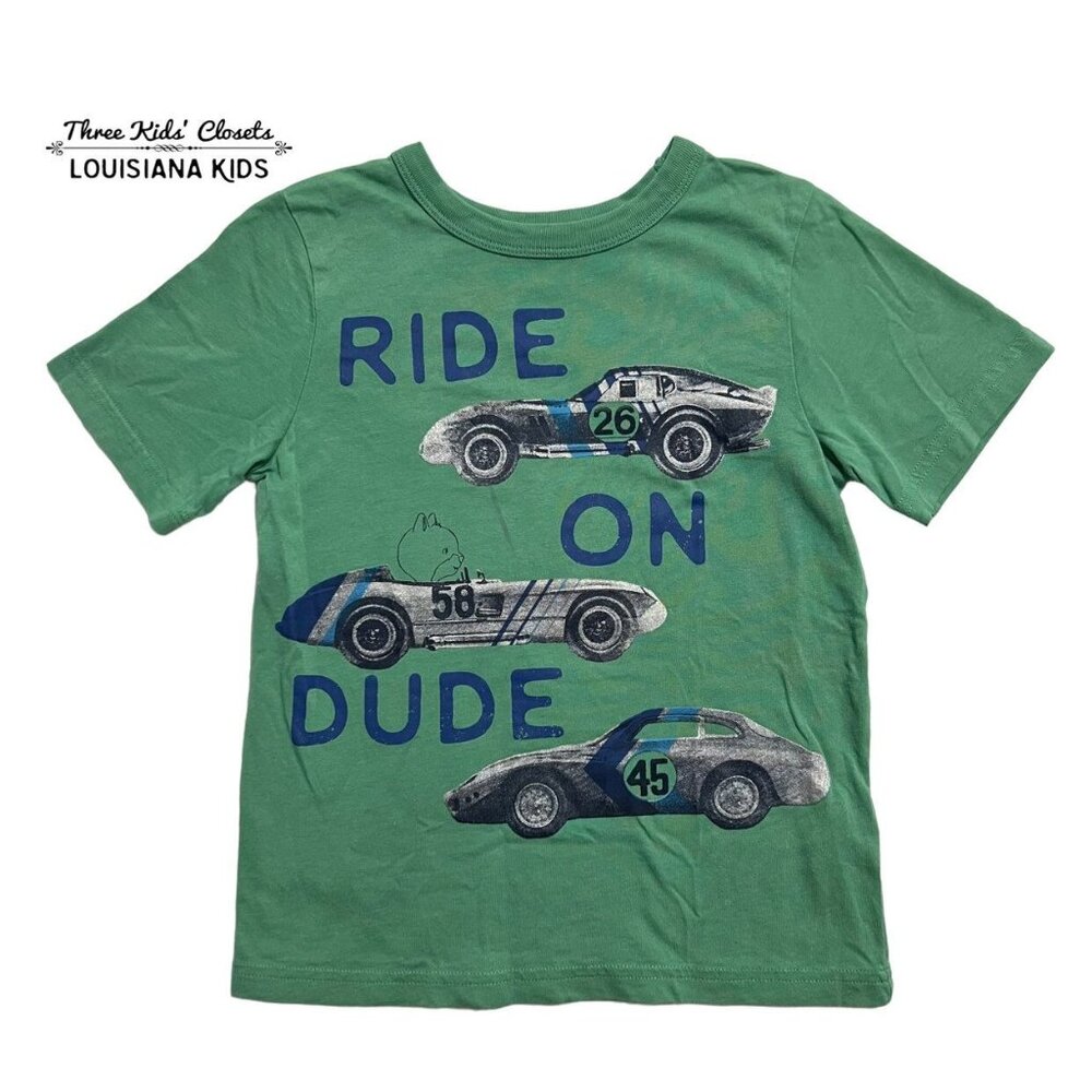 Joe Fresh Sz 5 Ride On Dude Car Shirt